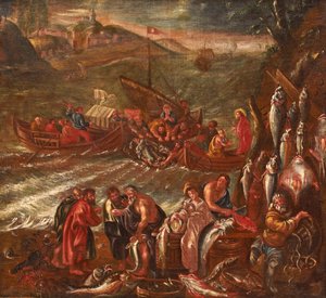 The Miracle of Galilee, the Great Catch of Fish