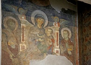 The Virgin and Child between St Cosmas and St Damian