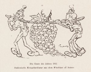 The Harvest of the Year 1915 by Italian School