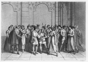 The Manner in Which the Incas Married the Princes du Sang, c.1820