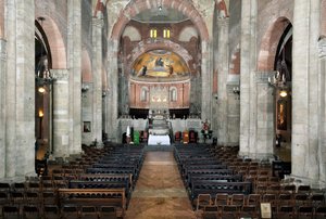 View from the nave (12th century) by Italian School