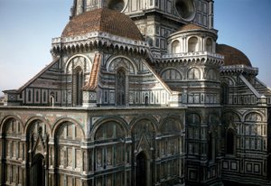 View of the Apse of the Cathedral of Florence (Duomo Santa Maria del Fiore)