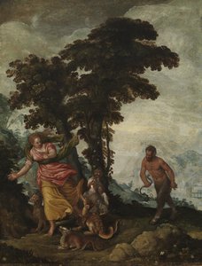 Virtue pursued by Vice, c.1570-1600