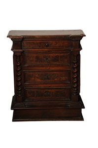 Walnut Small Chest of Drawers