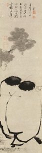 Hanshan and Shide, c. 1763 by Ito Jakuchu
