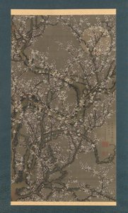 White Plum Blossoms and Moon by Ito Jakuchu