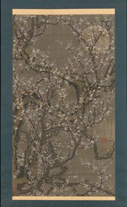 White Plum Blossoms and Moon, 1755