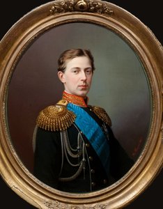 Portrait of Tsarevich Nicholas Alexandrovich of Russia 1843-1865, 1865