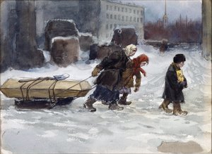 Burial of a Workman Who Was Not a Communist by Ivan Alexeyevich Vladimirov by Ivan Alexeyevich Vladimirov