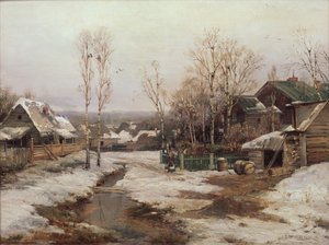Spring near St. Petersburg