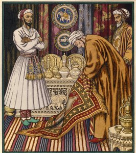 Prince Ali Buying a Carpet by Ivan Yakovlevich Bilibin