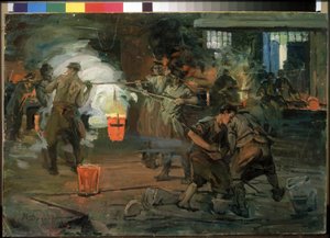 Workers in a Foundry