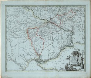 General Map of Novorossiysk Governorate, 1779 by Ivan Ivanovich Islenyev