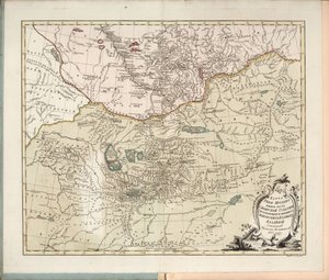Map of the Irtysh River, the Southern Part of the Siberian Governorate by Ivan Ivanovich Islenyev