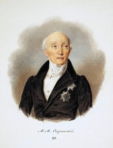 Portrait of the Secretary of State and reformers Count Michail Speransky