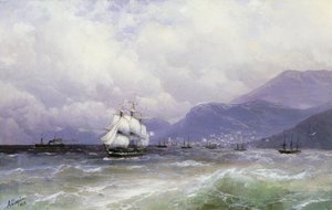 A Coastal Landscape with Shipping off Trebizond