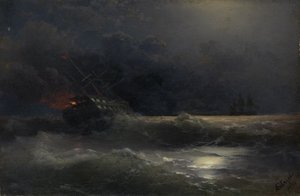 Burning Ship: An Episode of the Russian-Turkish War, 1896