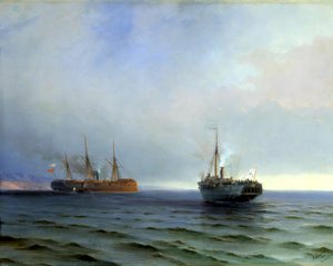 Capture of the Turkish military transport 