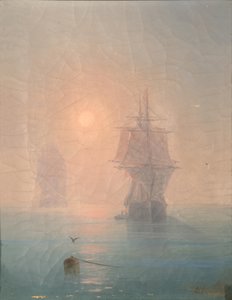 Corvette in the Mist, 1886