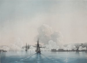Sevastopol. Fort Constantine. Fort Nicholas, 1850s by Ivan Konstantinovich Aivazovsky