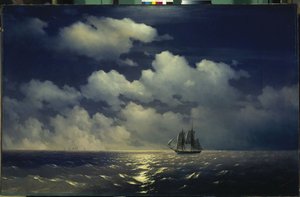 The Brig Mercury Encounter After Defeating Two Turkish Ships of the Russian Squadron