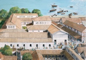 Richborough Roman Fort by Ivan Lapper