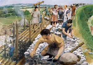 Silchester Roman City Walls, 2nd century, 1990-2010 by Ivan Lapper