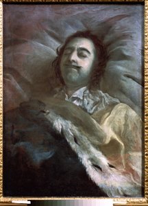 Peter I the Great on His Deathbed