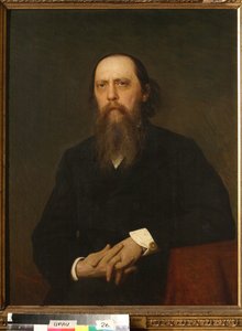 Portrait of the Author Mikhail Saltykov Shchedrin (Saltykov-Shchedrin)