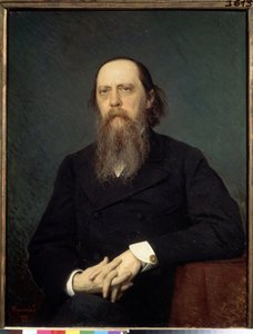 Portrait of the Author M. Saltykov Shchedrin