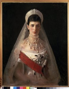 Portrait of the Empress Maria Feodorovna, Princess Dagmar of Denmark