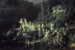 Mermaids, 1871 by Ivan Nikolaevich Kramskoy