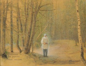 Leo Tolstoy in the Zakaz Forest