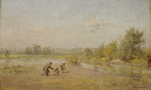 The Hunters by Ivan Pavlovich Pokhitonov