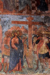 Fresco in the Cathedral of Our Lady of the Sign, Novgorod, Early 18th Century