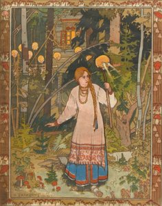 Vasilisa the Beautiful (Illustration to the Book Vasilisa the Beautiful), 1900