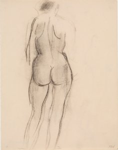 Female Standing Model, Seen from the Back by J.A. Jerichau