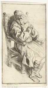 Old Man Sitting in an Armchair