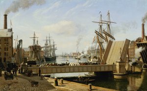 A View of Copenhagen with the Knippelsbro by J.E. Carl Rasmussen