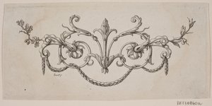 A Leaf and Flower Garland by J.F. Clemens