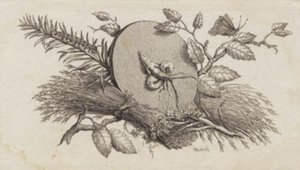 A Circular Inclined Disc Among Leaves and Insects by J.F. Clemens