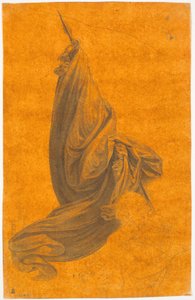 Banner and Lightly Sketched Standard-Bearer by J.F. Clemens