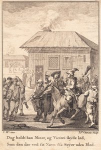 The Bailiff on Horseback, Leading the Anholt Army