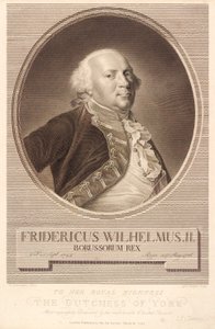 Friedrich Wilhelm II, King of Prussia by J.F. Clemens