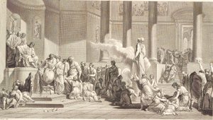 Drawing of the Athenian Youth by J.F. Clemens