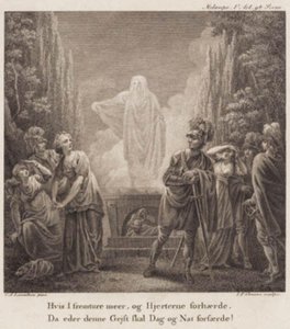 Melampe. If You Persist More, and Harden Your Hearts, Then This Spirit Shall Terrify You Day and Night? Engraving after Llorentzen