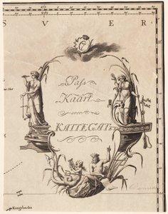 Pass Map over Kattegat by J.F. Clemens