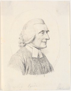 Portrait of Pastor Paul Egede (1709-89) by J.F. Clemens