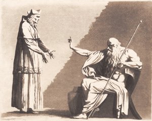 Richelieu Before Rhadamanthos by J.F. Clemens