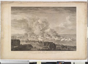 The Battle of Copenhagen, April 2, 1801 by J.F. Clemens